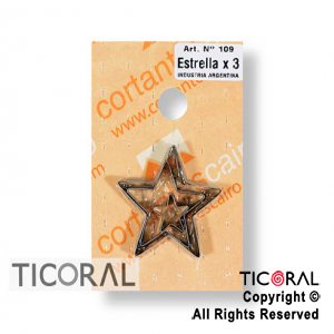 CORT C 109 ESTRELLA X3 ACERO x 1